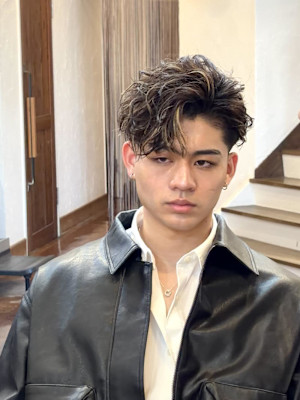 ツイストスパイラルパーマ/外国人風パーマ/メンズヘア