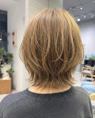 レイヤーボブ/ミディアムレイヤー/30代/40代/武蔵小杉