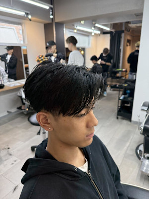 大宮/カット/短髪/毛流れ/センターパート