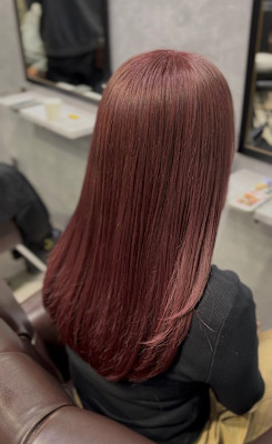 1ブリーチでできるピンクベージュ