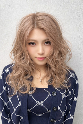 ハッシュカット/顔周りカット/ダークブラウン/シャギーカット