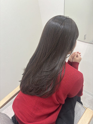 レイヤーカット/ココアブラウン/髪質改善/前髪/ベージュ