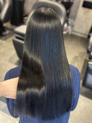 《矢崎萌々》ブルーブラック/艶カラー/韓国/大宮