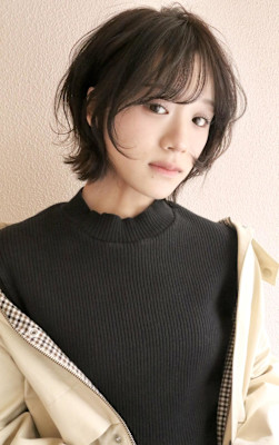 【buZon ブゾン】外はねくびれボブ×シースルーバング