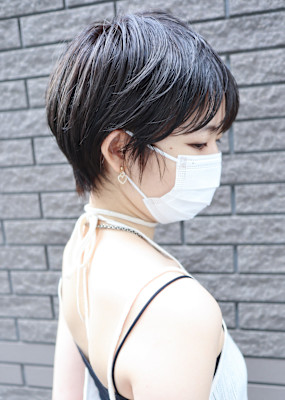 ブリーチなしカラー◎20代30代40代ショートボブ小顔