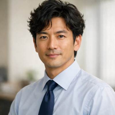 メンズビジネスパーマ