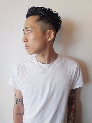 cut　メンズカット/メンズショート/アップバング/フェード