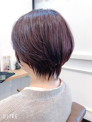 20代30代40代大人丸みショートボブ◆前髪あり小顔