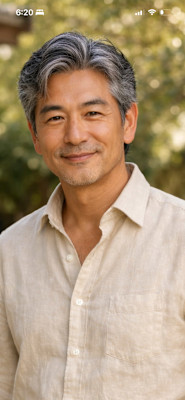 40代からの白髪を活かしたスタイル