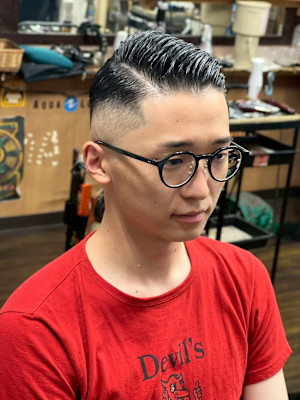 サイドパート 本厚木床屋 本厚木バーバー