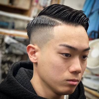 サイドパート 本厚木床屋 本厚木バーバー