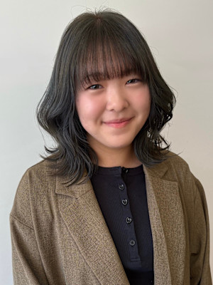 オリーブグレー/ダブルカラー/ブリーチカラー/ハイトーン