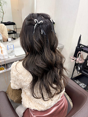ヘアセット/ハーフツインアレンジ　久屋大通/栄