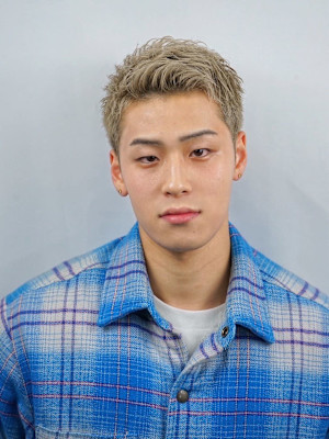 【爽やかハイトーンカラー】ウォーリアカット