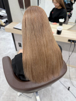 ミルクティーベージュ/ブリーチあり