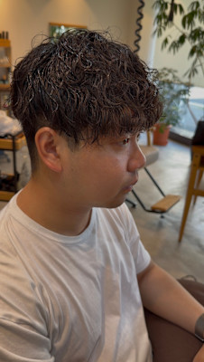 マッシュベースの柔らかツイスパ  