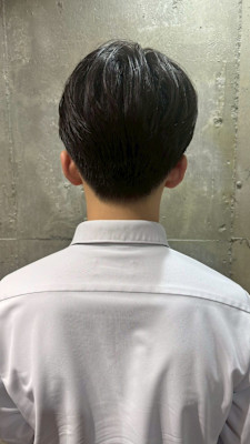 ナチュラルマッシュ 清潔感メンズショート　黒髪　学生～社会人