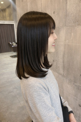 矯正後のレイヤーカット《ARCH Mayu》