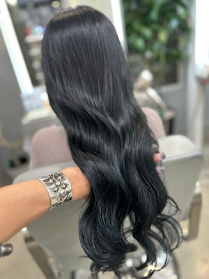 Rino港店  髪質改善縮毛矯正白髪染め×スタイル