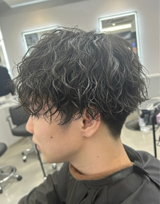 Rino港店  髪質改善縮毛矯正白髪染め×スタイル