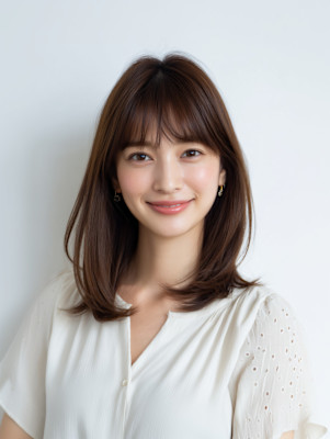 レイヤーカット/イメチェン/外ハネボブ/美髪/髪型