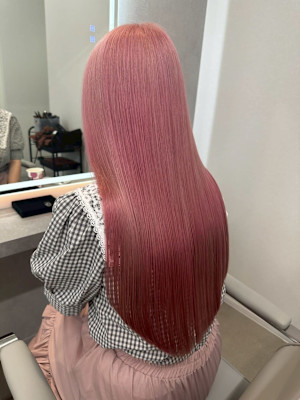 Rino港店  髪質改善縮毛矯正白髪染め×スタイル