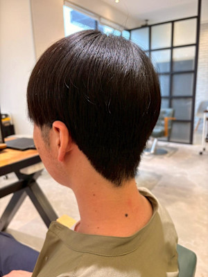 ハチ張りが気になる方/ダウンパーマ/大橋