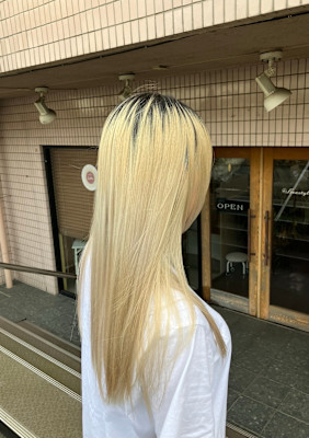 L'レイヤー(ローレイヤー×ツーブロック、シャギー)