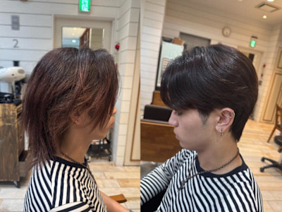 渋谷/韓国/メンズ/カット/パーマ/曲がる縮毛矯正