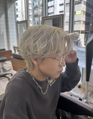 渋谷/韓国/メンズ/カット/パーマ/ハイトーン/ブリーチ