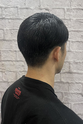 ツーブロ七三刈り上げ