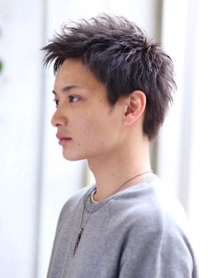 ショートアップバング爽やか