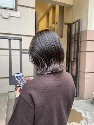 ダークアッシュブラウン/ダークラベンダーグレージュ/レイヤー