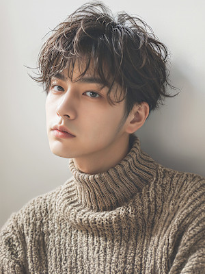 ニュアンスデザインツイストスパイラルパーマp1ダウンパーマm