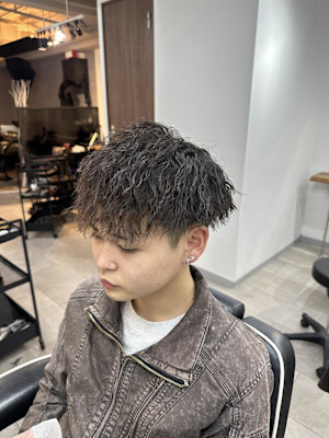 隼也/ツイスパ/縦落ちパーマ/大宮
