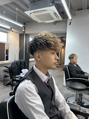 隼也/スペインカール/メッシュ/フェード