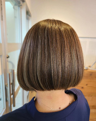 白髪ぼかしハイライト