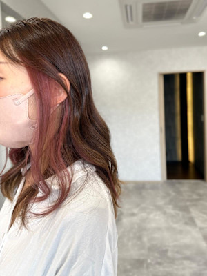 ピンクベージュ/イヤリングカラー