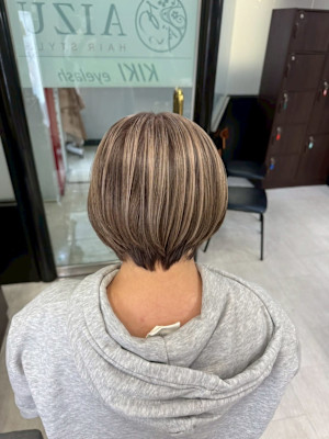 白髪ぼかしアンブレラカラー