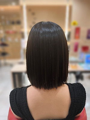 毎日の時短に！髪質改善ストレート