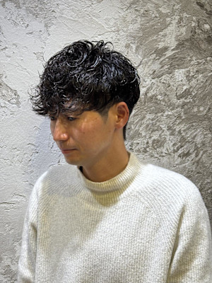 メンズショートパーマ