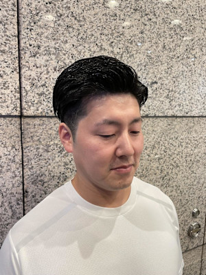 清潔感◎シチサンツーブロック