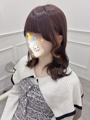 ぱっつん前髪×逃げ水あむちゃん風お顔周り＊まゆ