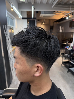 大宮/カット/短髪/毛流れ/センターパート