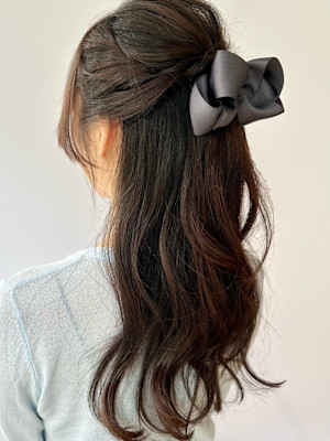 ハーフアップアレンジ
