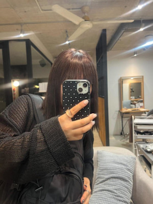 暖色カラー/ラベンダーブラウン/20代/大名