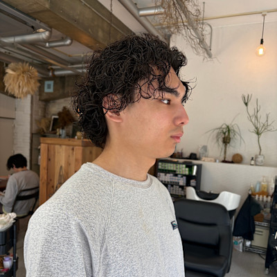 メンズカーリーパーマ　miyabu