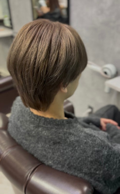 メンズブリーチ×ミルクティーベージュ