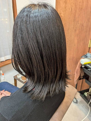 カット/艶カラー(髪質改善カラー)/髪質改善トリートメント