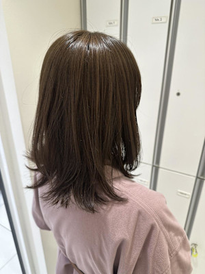 【伊勢原】イルミナカラー+髪質改善で叶える透明感オリーブ